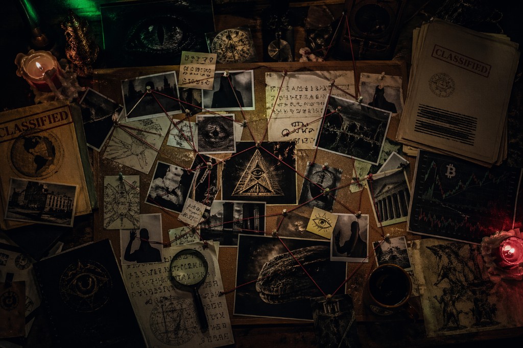 Conspiracy evidence board